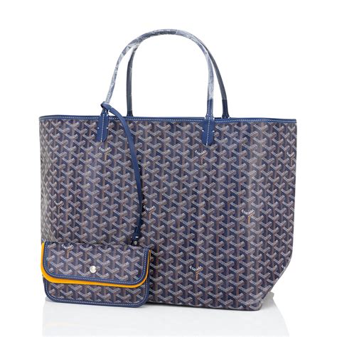 ebay goyard tote bag navy blue